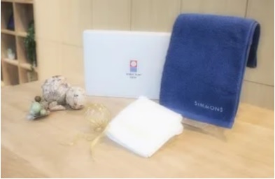 シモンズオリジナルタオルセットをプレゼント