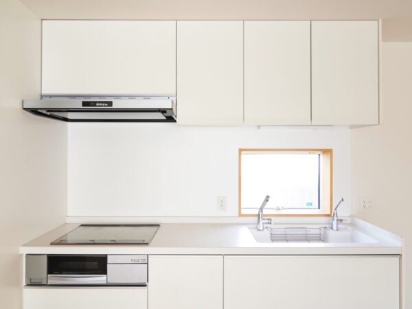 ペールや米櫃は収納カウンターにおまかせ