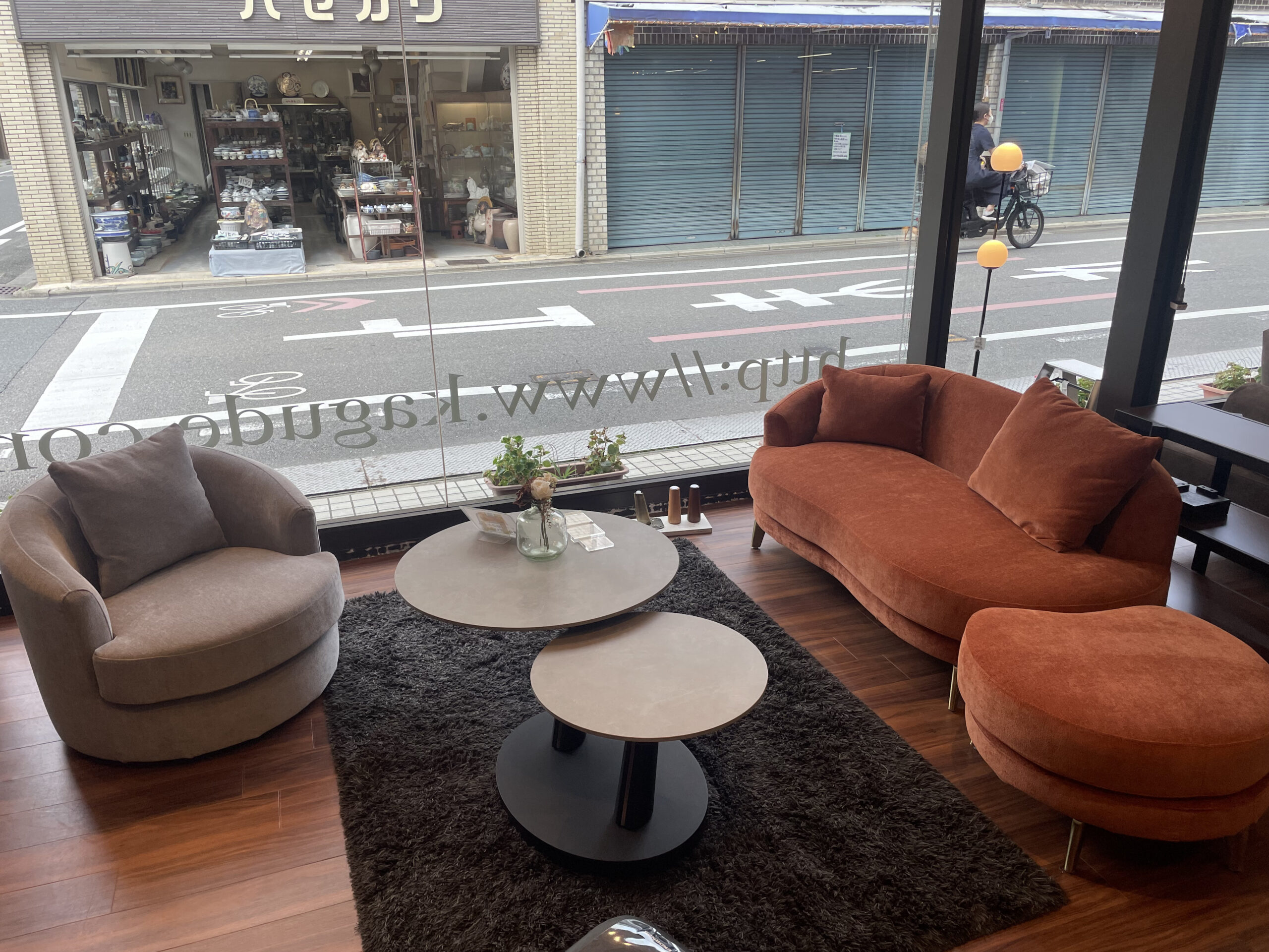 ルアールソファ2P＋スツール/1Pソファ