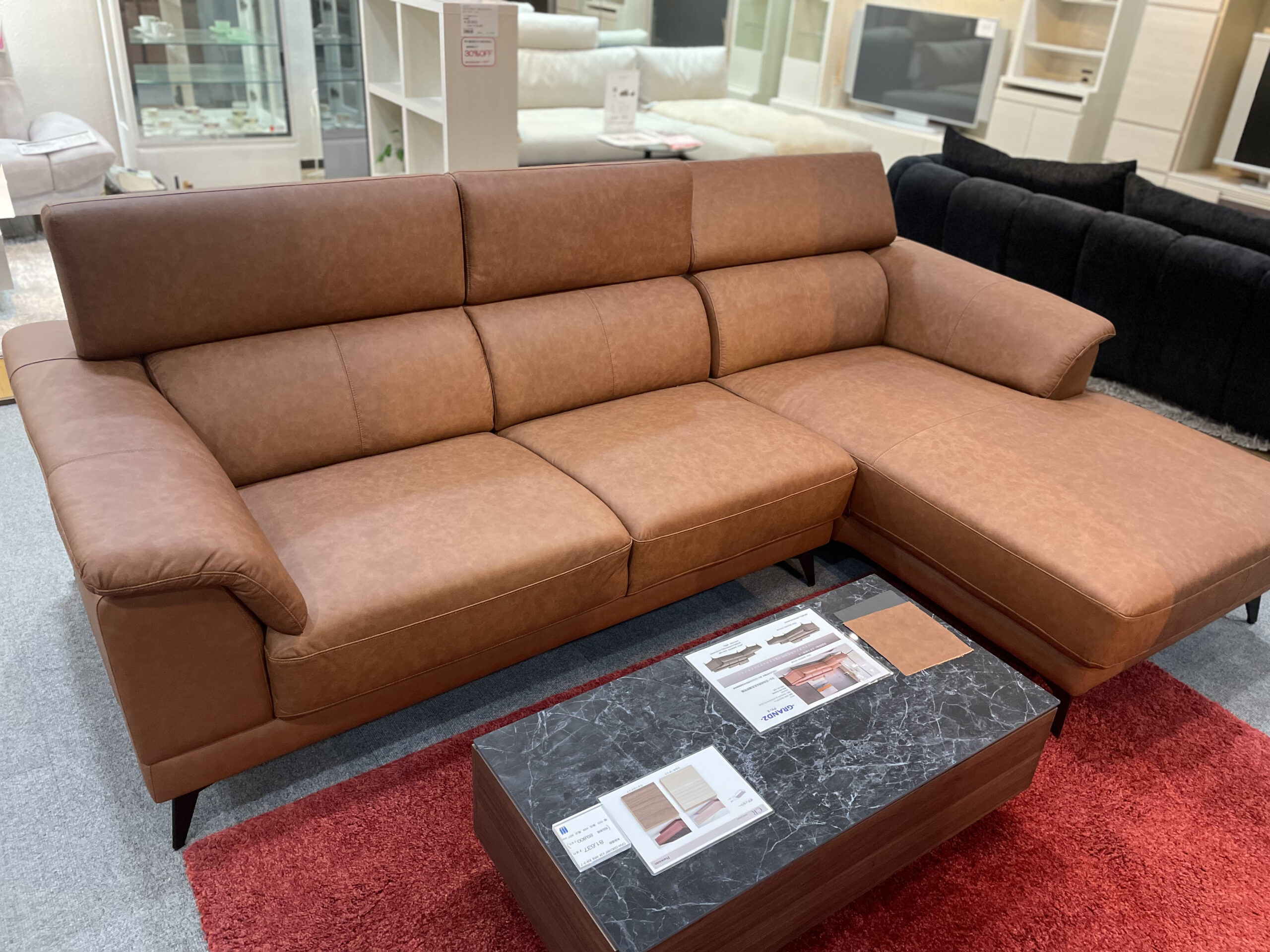 グラン２　左カウチソファ（現品展示品限り）