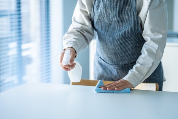 メラミン天板のお手入れ方法