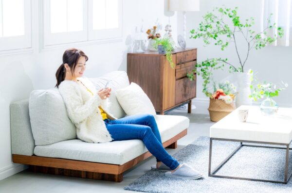 深いソファは「くつろぎ感」を重視したい方におすすめ